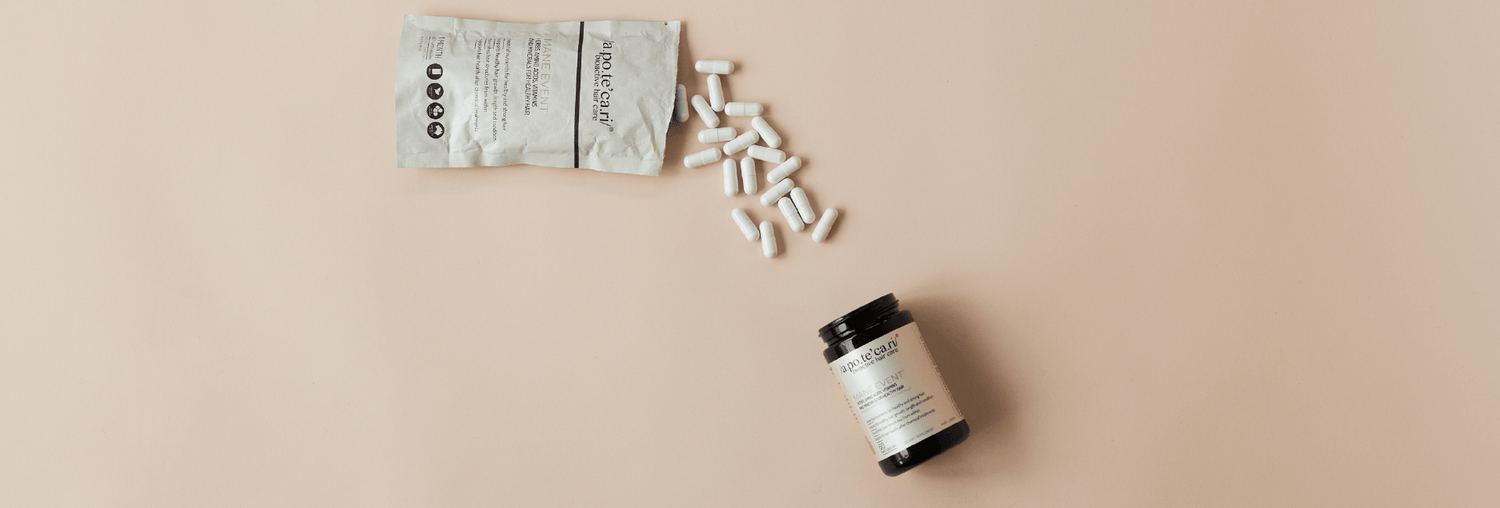 Apotecari, Mane Event, healthy hair, edible hair care, healthy, vegan, strong hair, longer hair